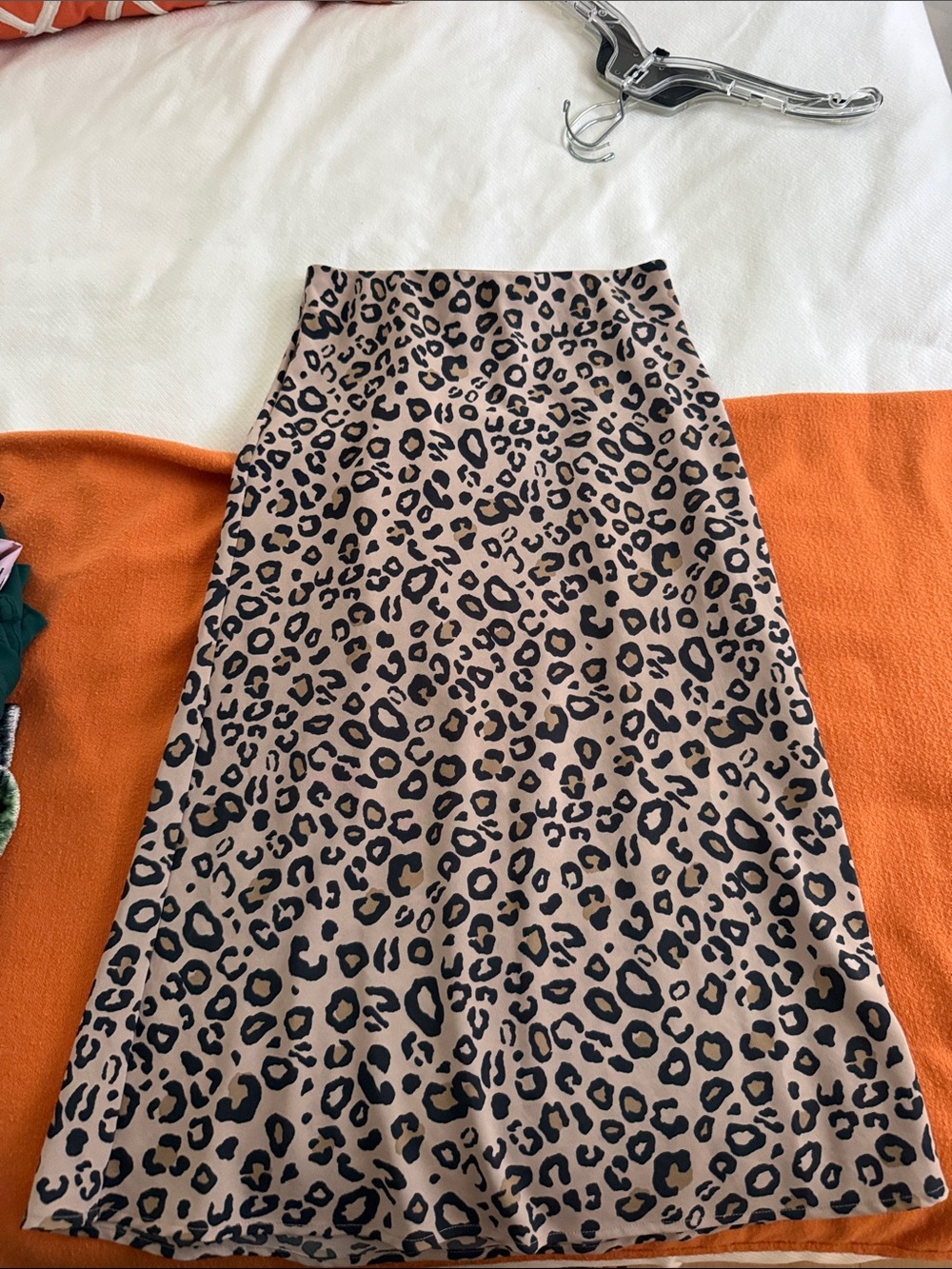 Sanctuary Leopard Print A-Line Skirt - Tan and Black
